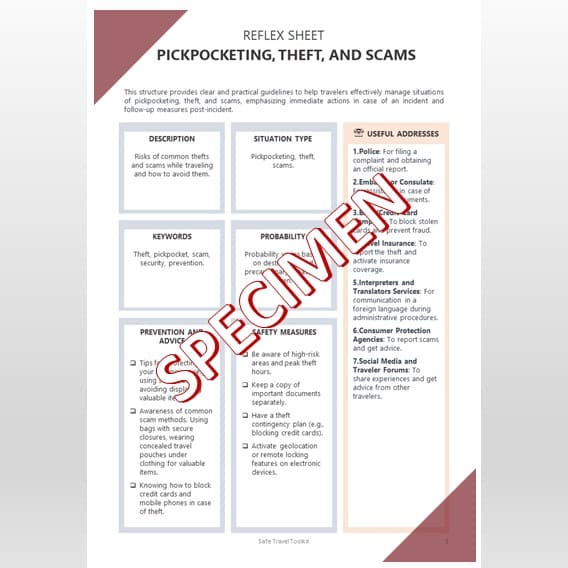 Guide PDF pour les professionnels de l'accueil avec fiches réflexes et fiches de bonnes pratiques, idéal pour informer les invités sur la sécurité et le bien-être.