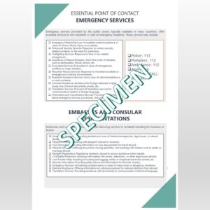 Paper guide for professional hosts, with reflex sheets & best practices sheets, personalized info, logo, maps, welcome note, and essential contacts up-to-date (4 books / 2 years).